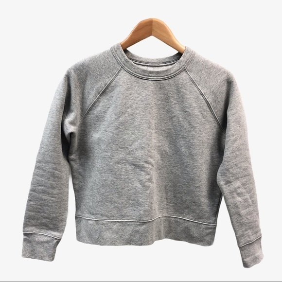 Athleta 24/7 Crew Sweatshirt Size XS Gray Athletic Loungewear Style 486726 - Picture 2 of 8